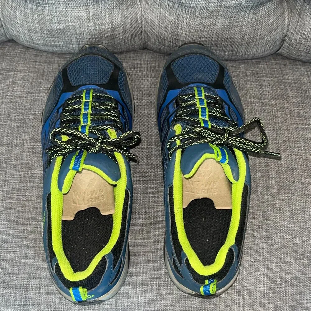 Merrell ML-B Moab Low Waterproof Shoes Youth SZ 5.5 Blue Running Walking